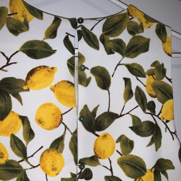 Zara Basics Lemon Dress - Picture 4 of 5